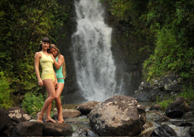 Model on Maui Sean M. Hower(c) 2013 Waterfalls