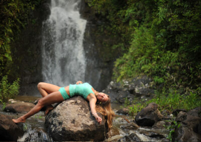 Model on Maui Sean M. Hower(c) 2013 Waterfalls