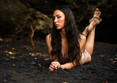 Maui Nude Model in Hana Boudoir