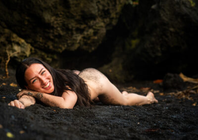 Maui Nude Model in Hana Boudoir