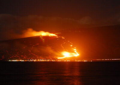 Fire On the West Maui Mountains 2006©