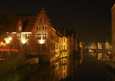 Gent Belgium Nighttime Canal 2007©