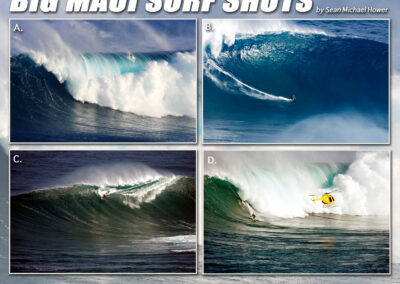 Jaws Big Surf Collage Maui