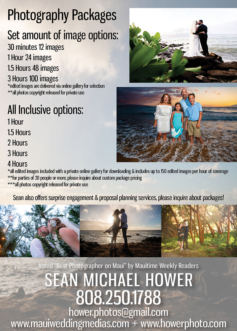 maui photography packages