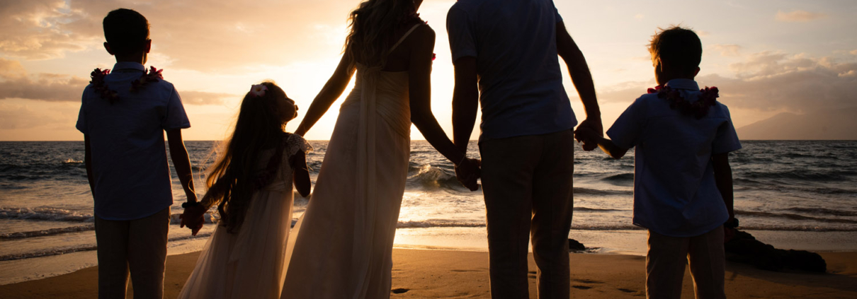 maui sunset family portraits