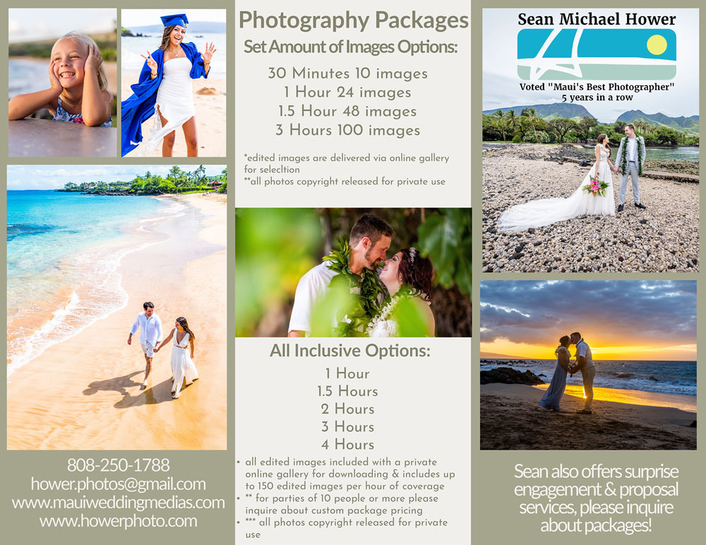 Best maui photographer rates